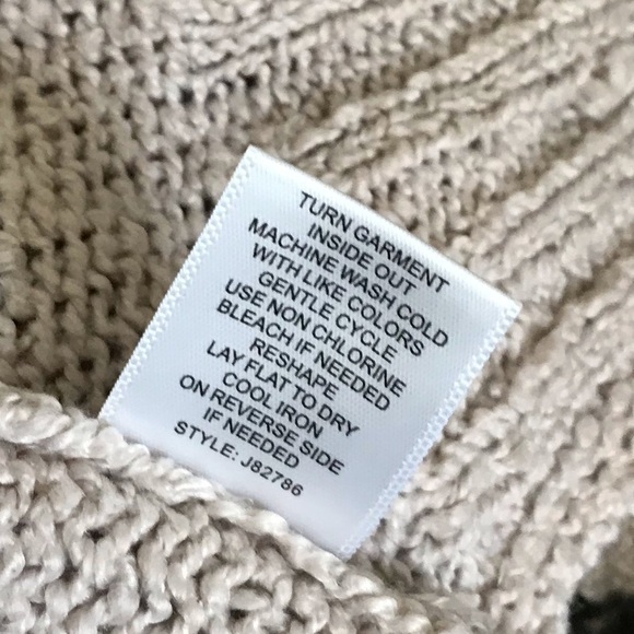 It's Our Time Beige Tan Knit Hoodie Sweater - Picture 8 of 9